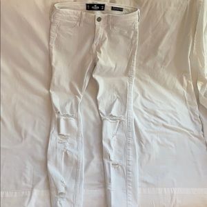 Hollister Lo rise ripped jean legging 0S W24 L26